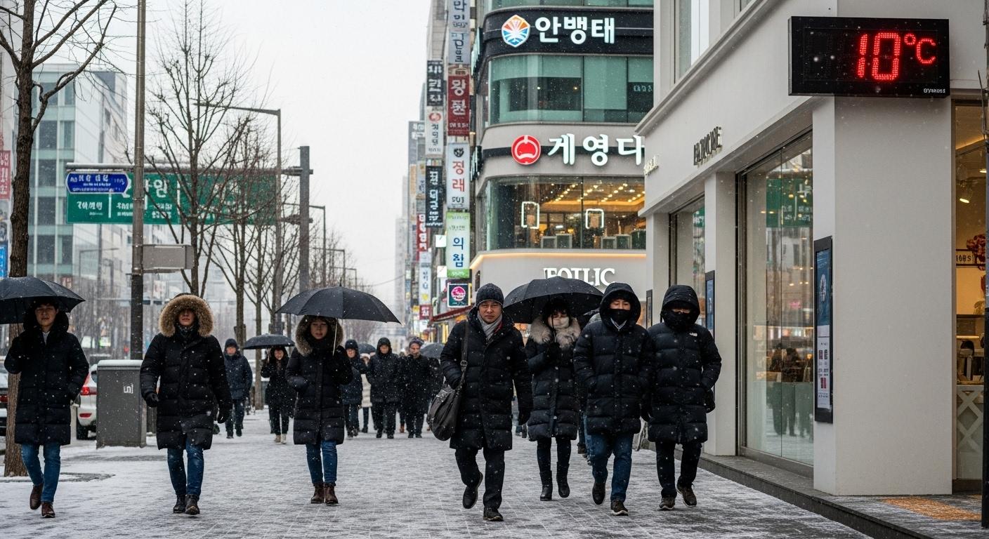 한국 겨울 온도