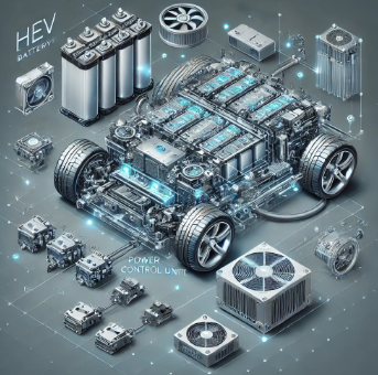 하이브리드 배터리 충전 이미지