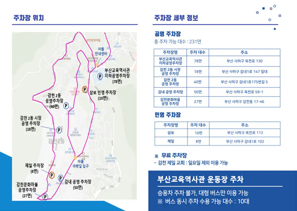 주차장 소개