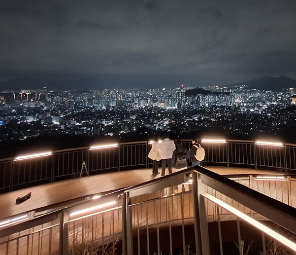 서울 야경 명소 추천! 용마산 스카이워크