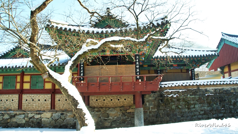 송광사 설경(松廣寺 雪景)