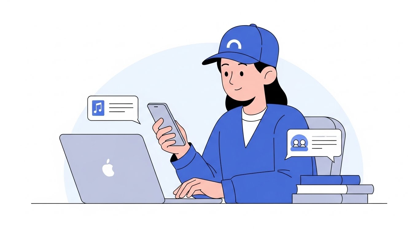 책상에서 노트북과 스마트폰을 함께 사용하는 직장인의 장면, 구매대행 업무 흐름은 생각보다 단순하다는 점을 이해해야 합니다.