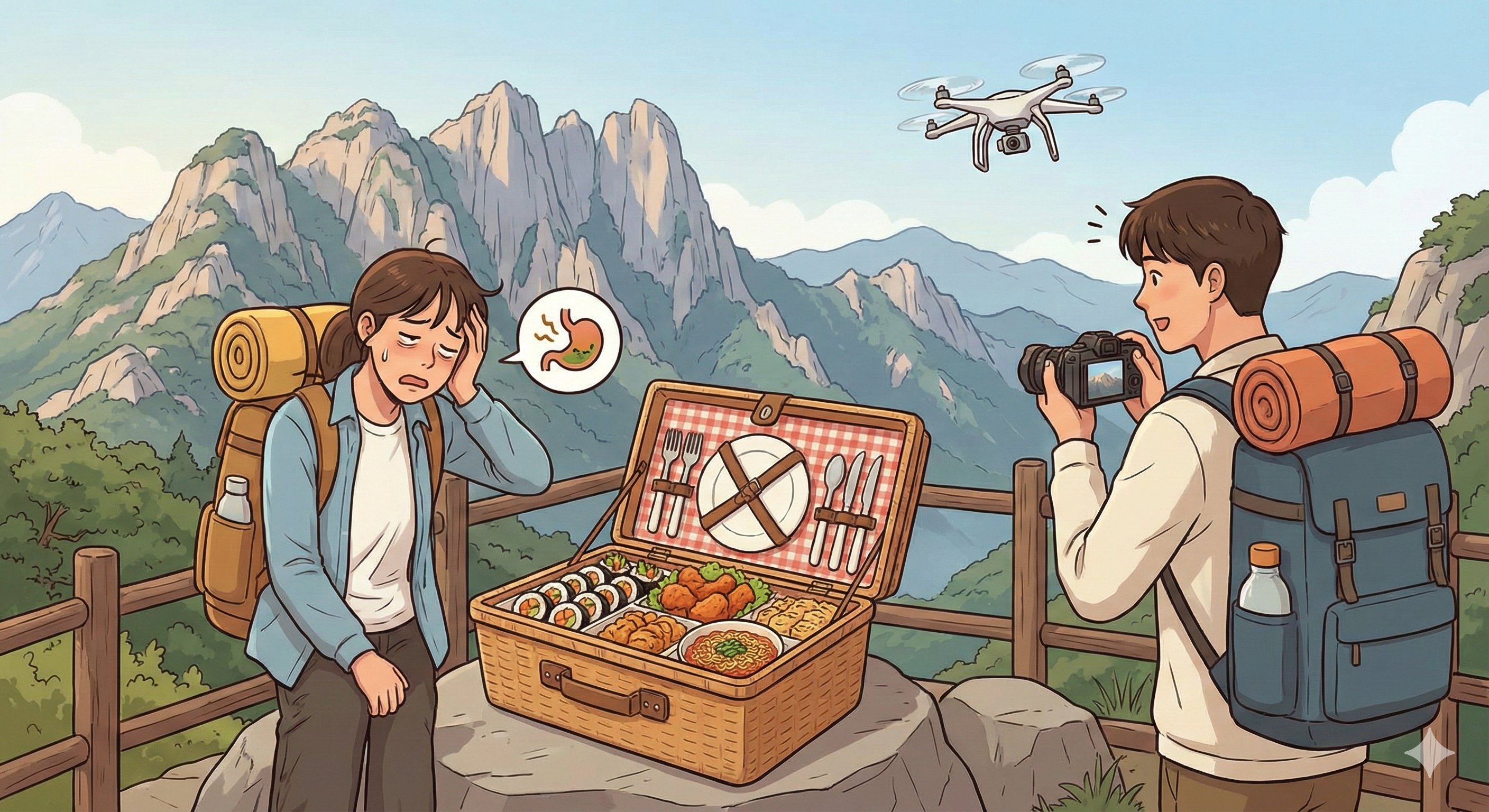 금강산도 식후경