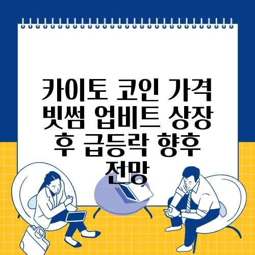 카이토 코인 가격 빗썸 업비트 상장 후 급등락 향후 전망