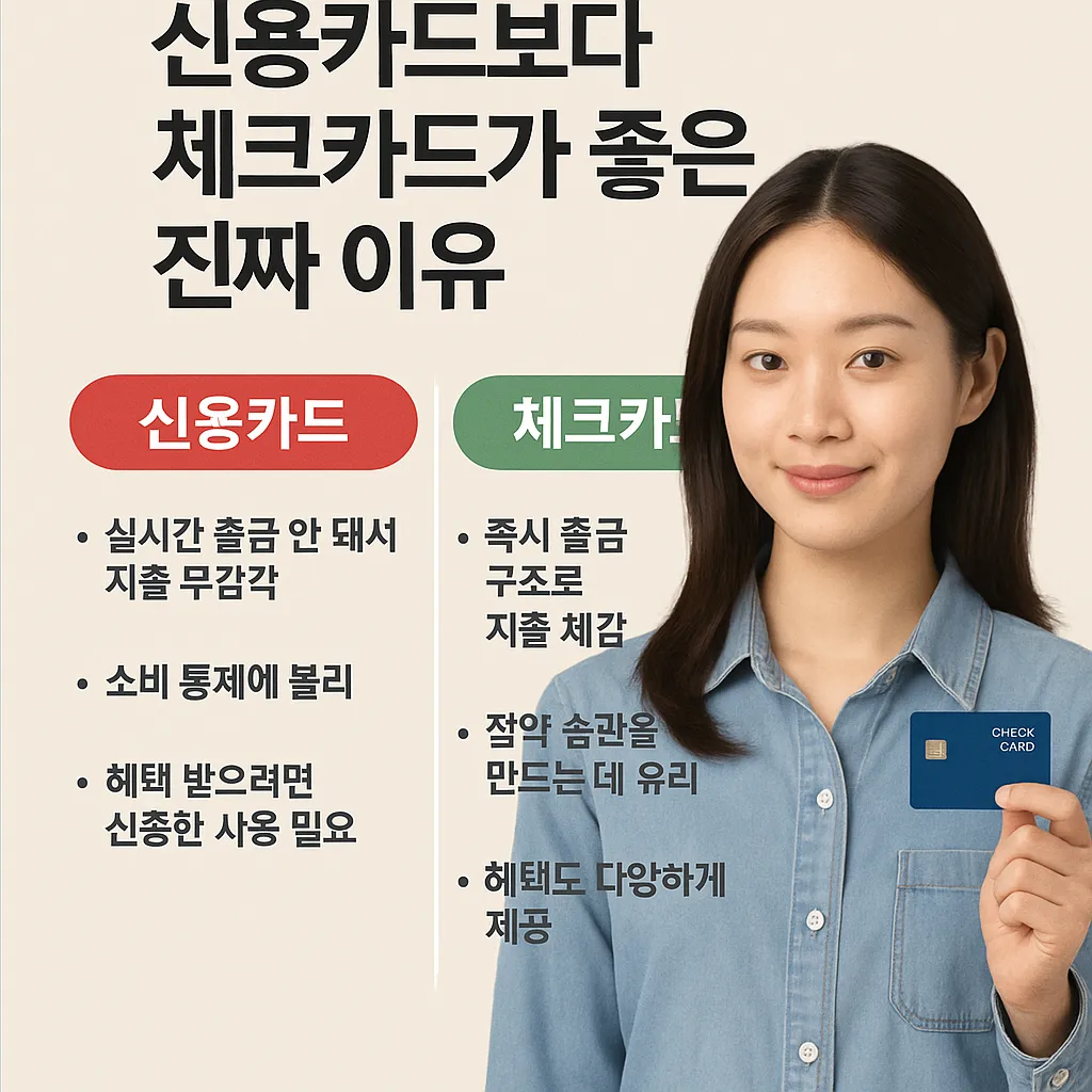 체크카드가 좋은 이유