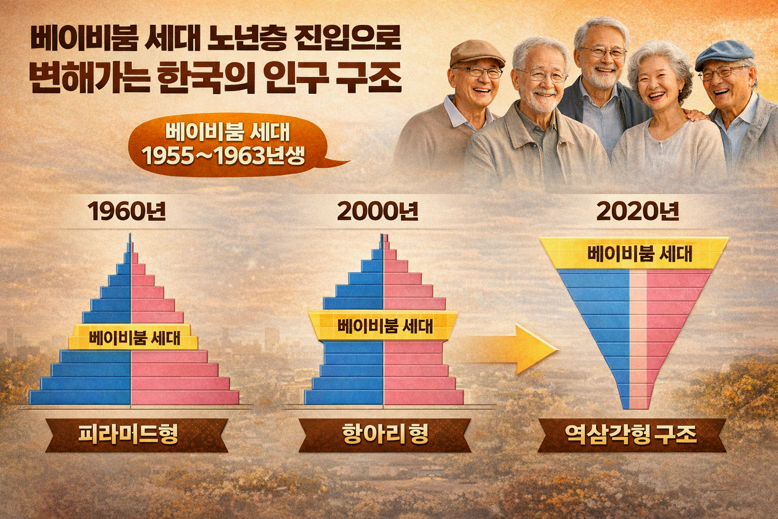 노인인구의 변화