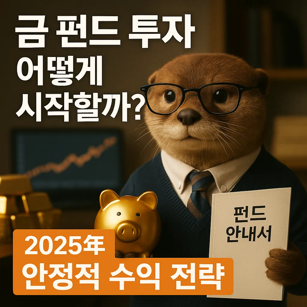 금 펀드 투자 어떻게 시작할까 2025년 안정적 수익 전략