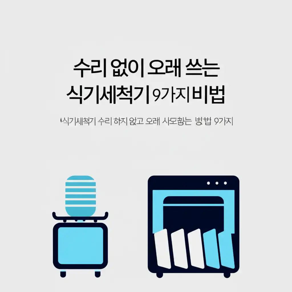 식기세척기 수리하지 않고 오래 사용하는 실용적인 관리 팁들