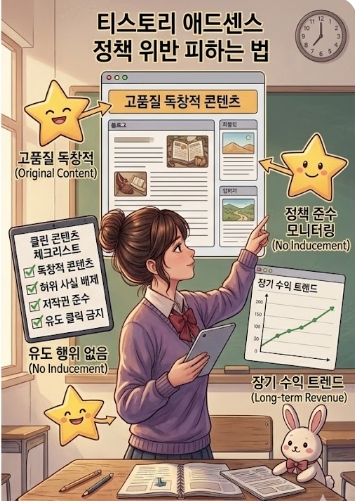 티스토리 애드센스 정책 위반 피하는 법, 계정 정지 막는 안전한 운영 가이드