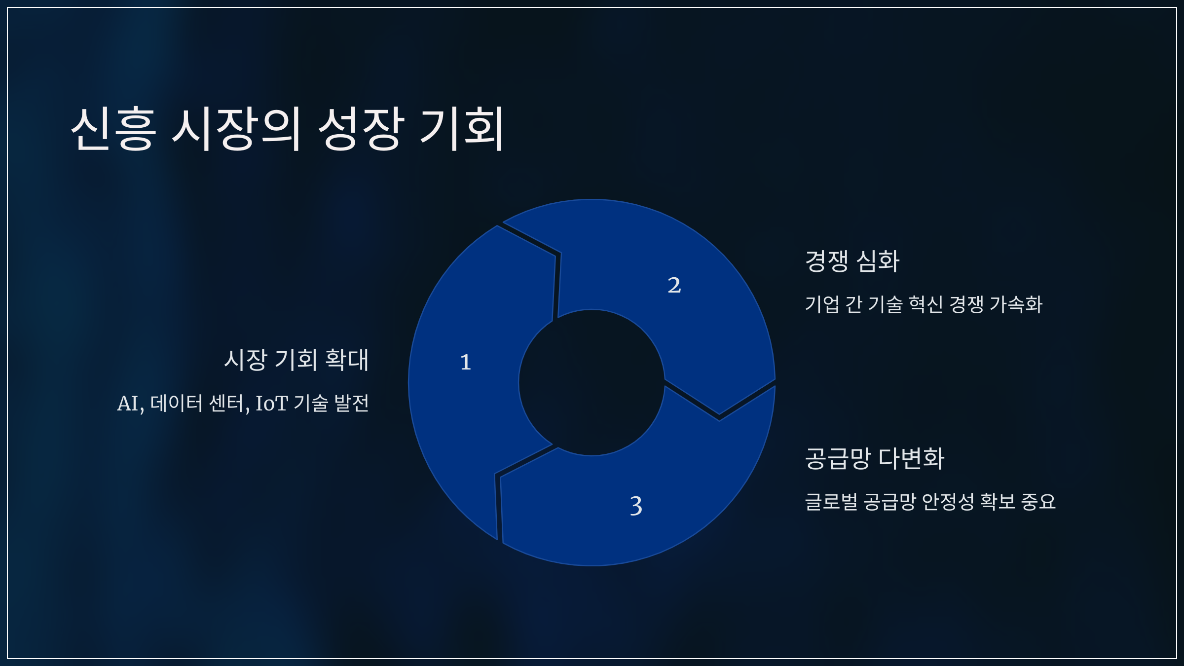 신흥 시장의 성장 기회