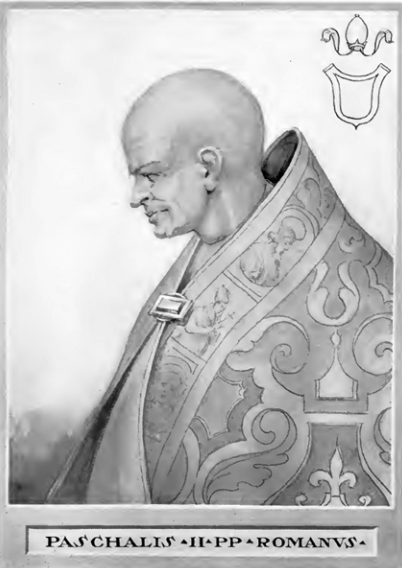 160대 교황 파스칼2세 초상화