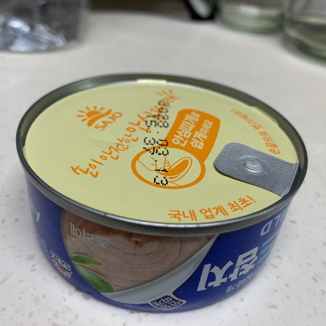 안심따개 사조 마일드 참치