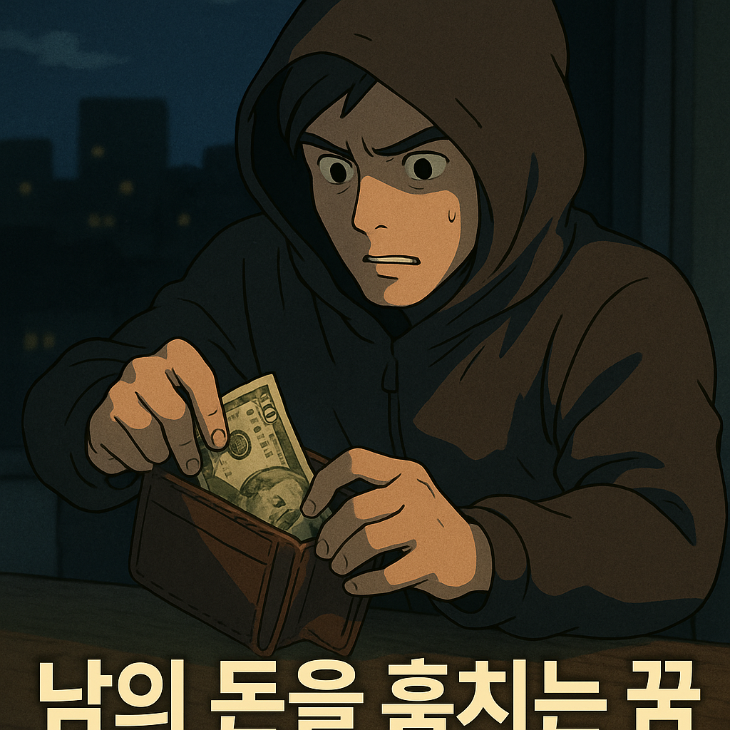 남의 돈을 훔치는 꿈