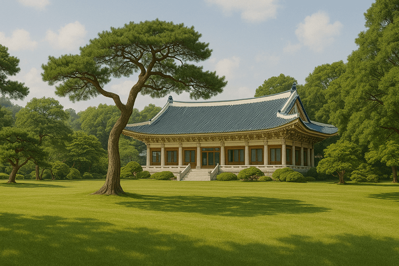 청와대-녹지원-전경
