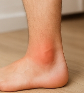 발목 접질렀을때
