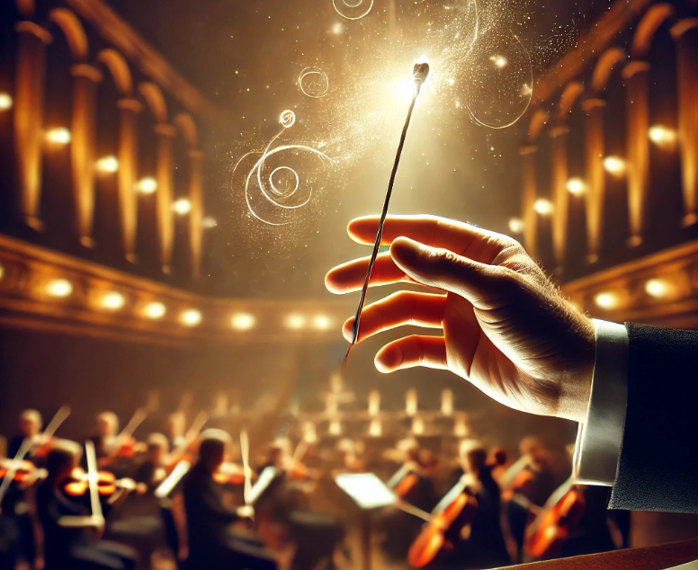 지휘자의 지휘봉 관련 그림