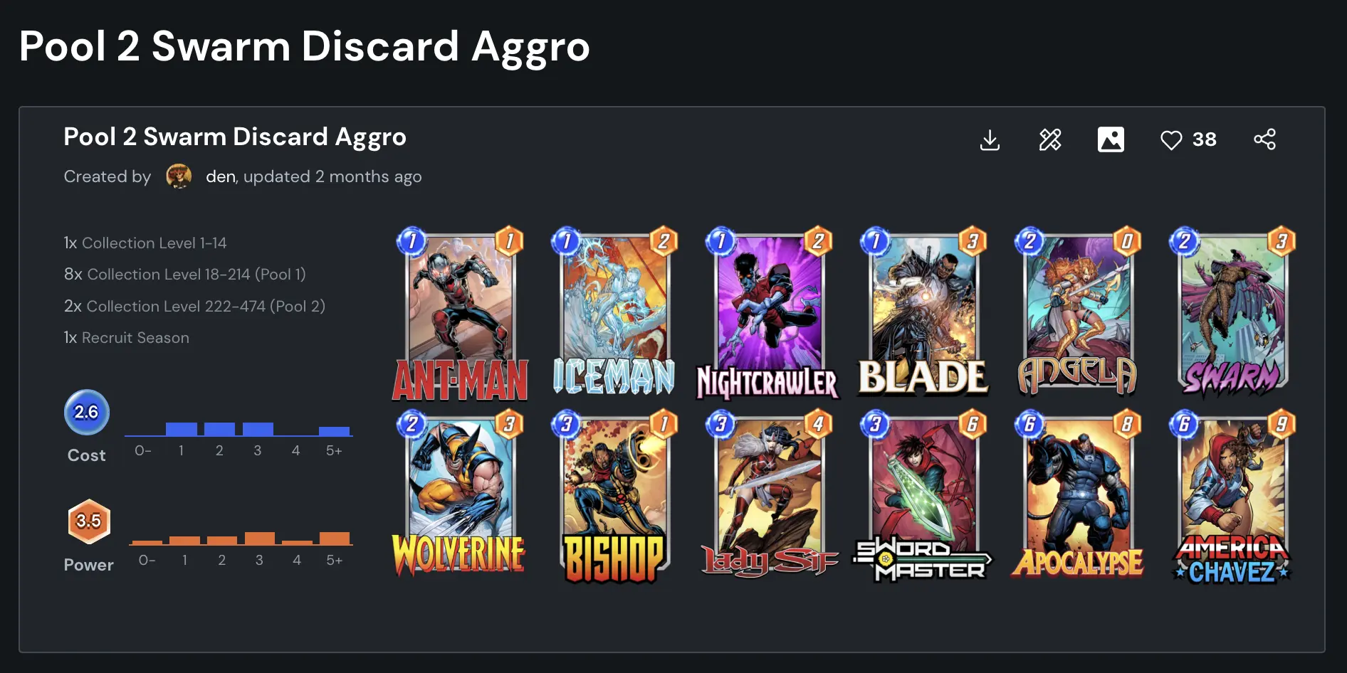 마블스냅 2풀 덱 추천