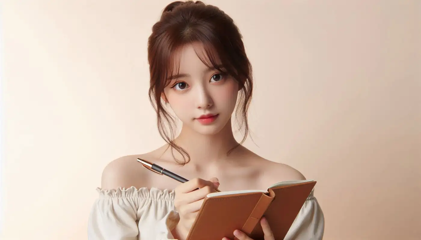 부동산-임장-체크리스트를-알아보고-자산관리하는-여성의-모습