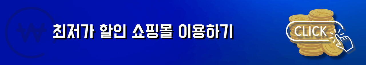 국세청 세금 포인트 최저가 할인 쇼핑몰 이용하기
