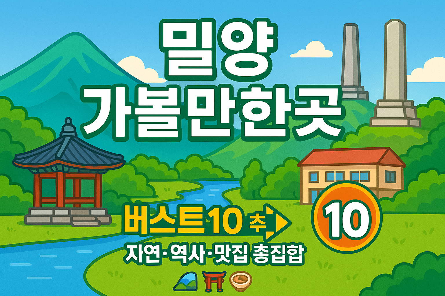 밀양 가볼만한곳 베스트10