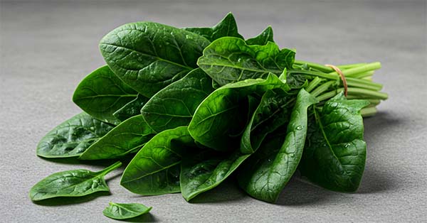 저속노화 식단 시금치