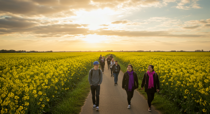 창녕 유채꽃 축제 라디엔티어링