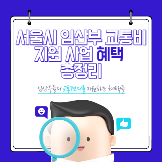 서울시 임산부 교통비 지원 사업