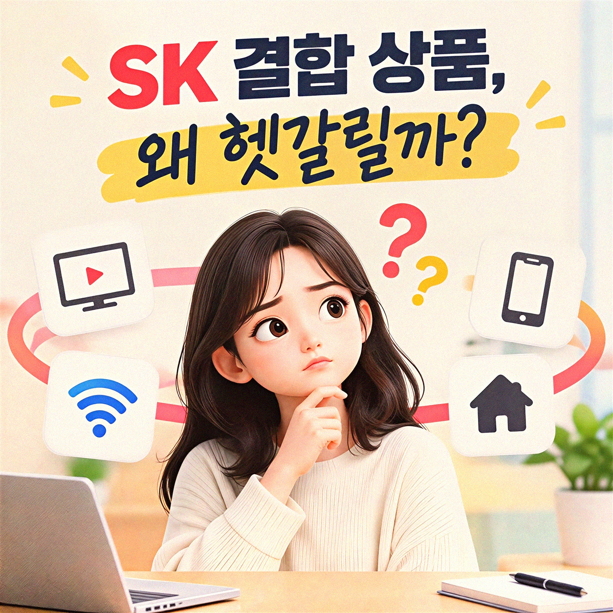 SK 통신, TV, 인터넷 묶어서 가장 싸게 쓰는 방법 있나요?