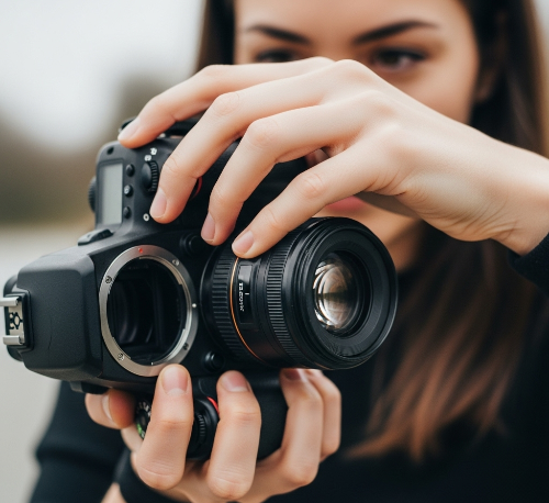 카메라 렌즈 교체