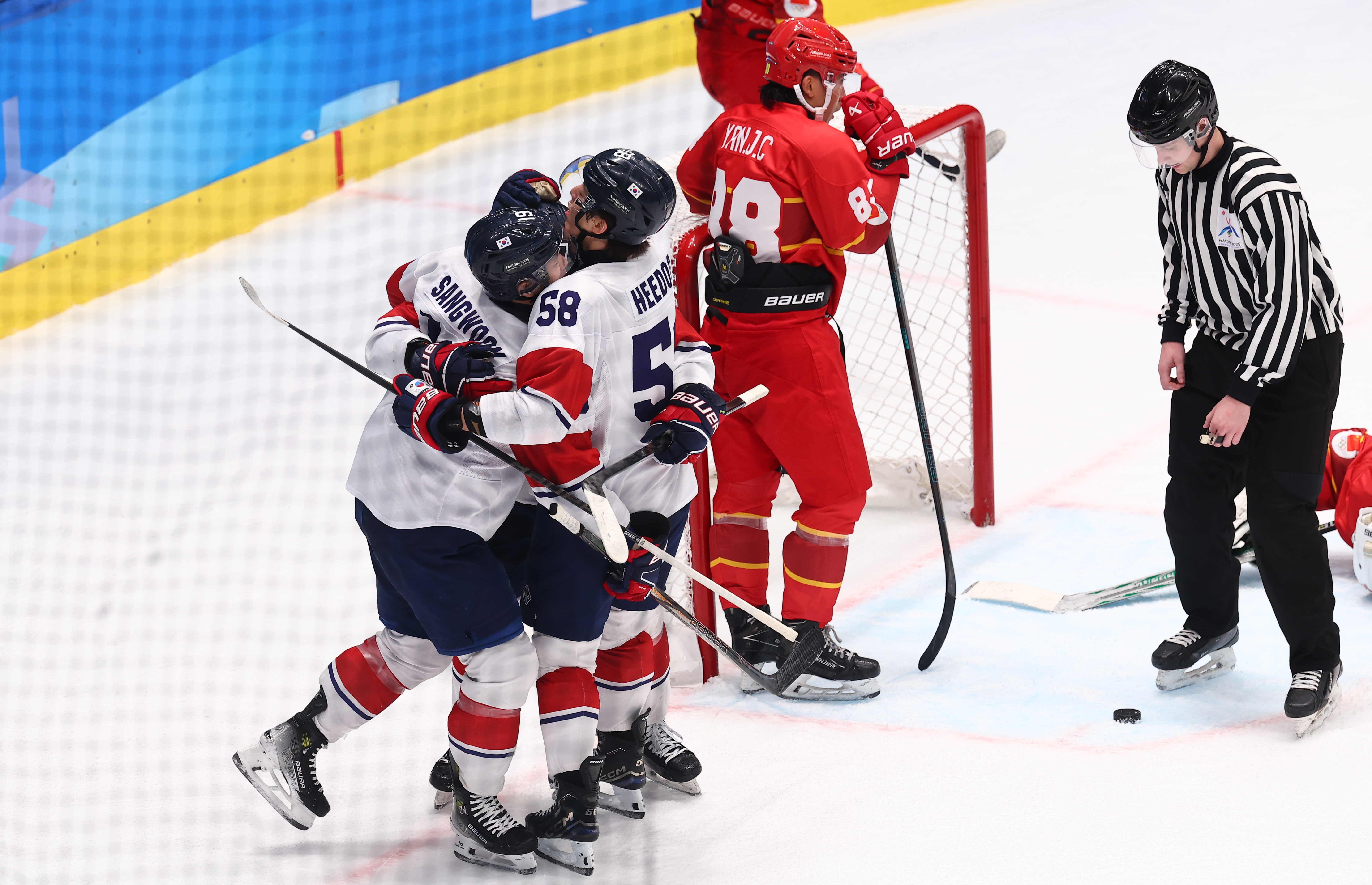 하얼빈 동계 아시안게임 아이스하키 남자 예선 대한민국 대만