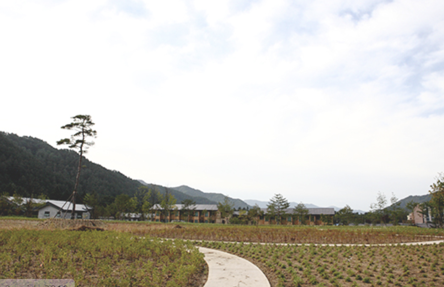 오대산자연명상마을 전경