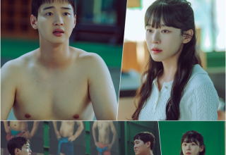 &#39;모래꽃&#39; 이주명 장동윤에게 고백받았다?! 눈맞춤 어색한 현장 공개