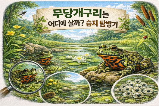 무당개구리는 어디에 살까? 습지 탐방기