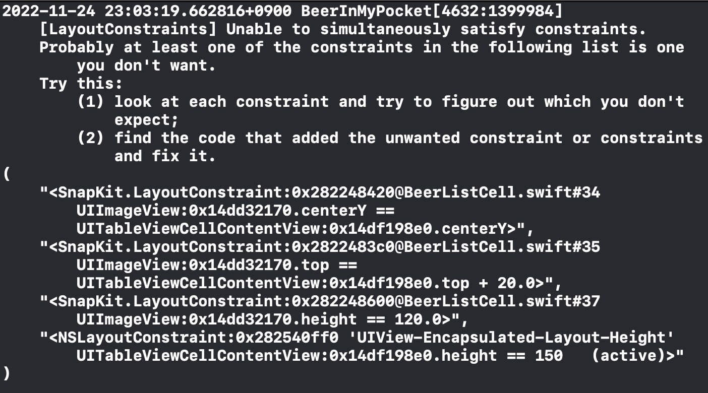 snapkit error message