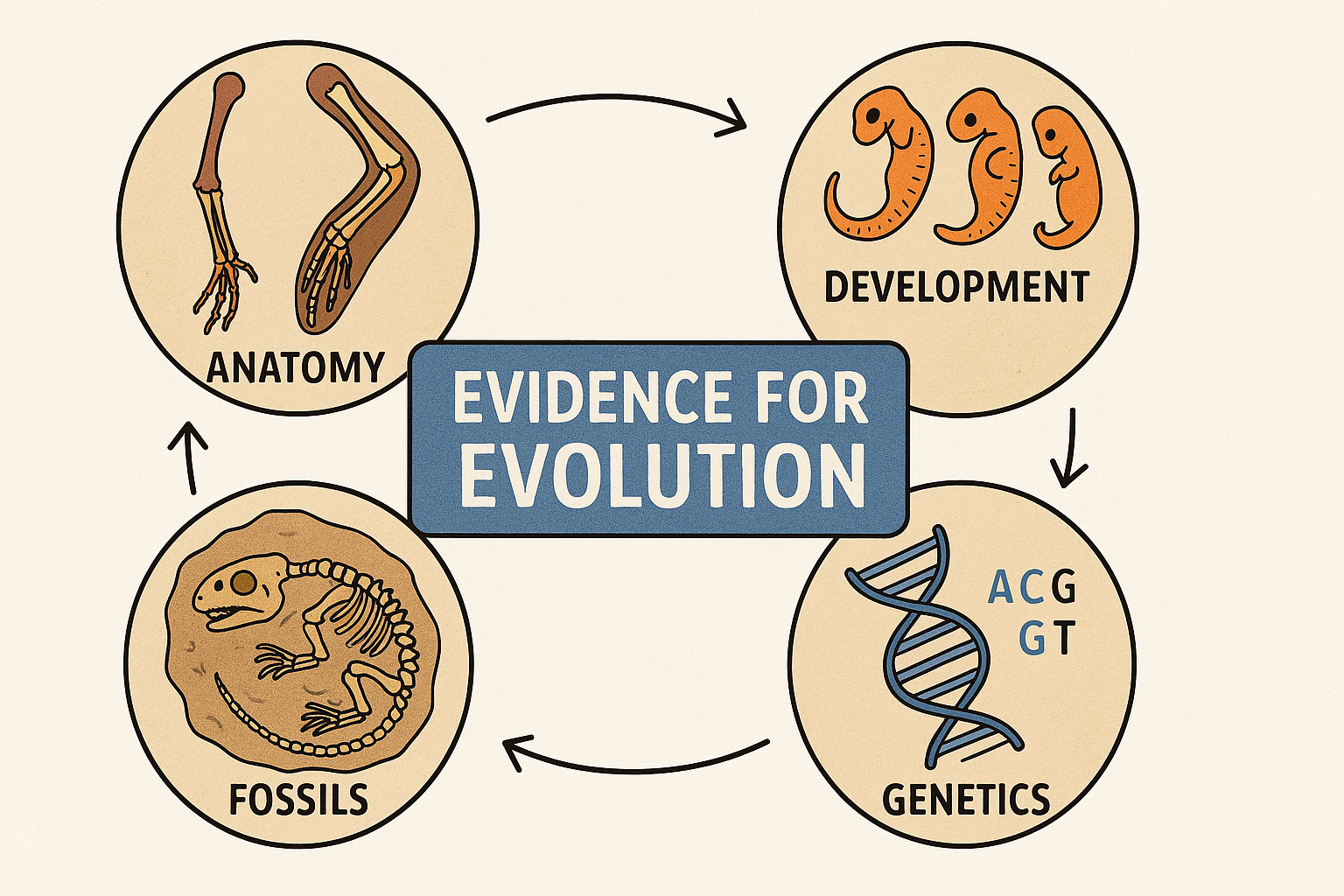 진화론의 다양한 증거