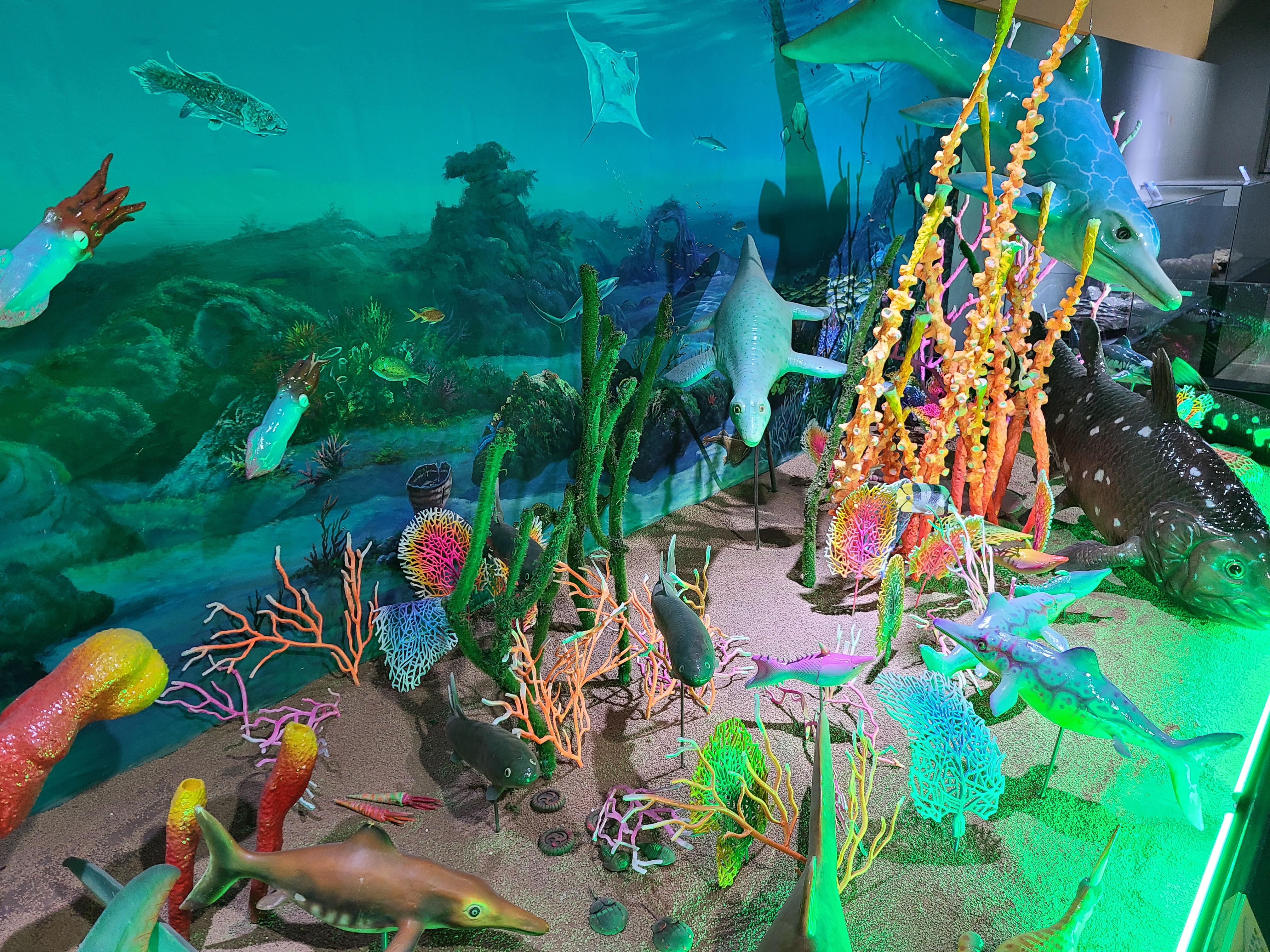 파주 공룡 박물관 2층 고생대 동식물