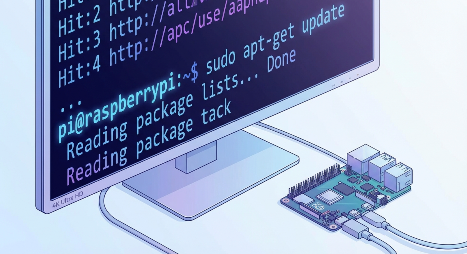라즈베리 파이와 4K 모니터 조합에서 CLI 폰트 크기 문제 해결 가이드