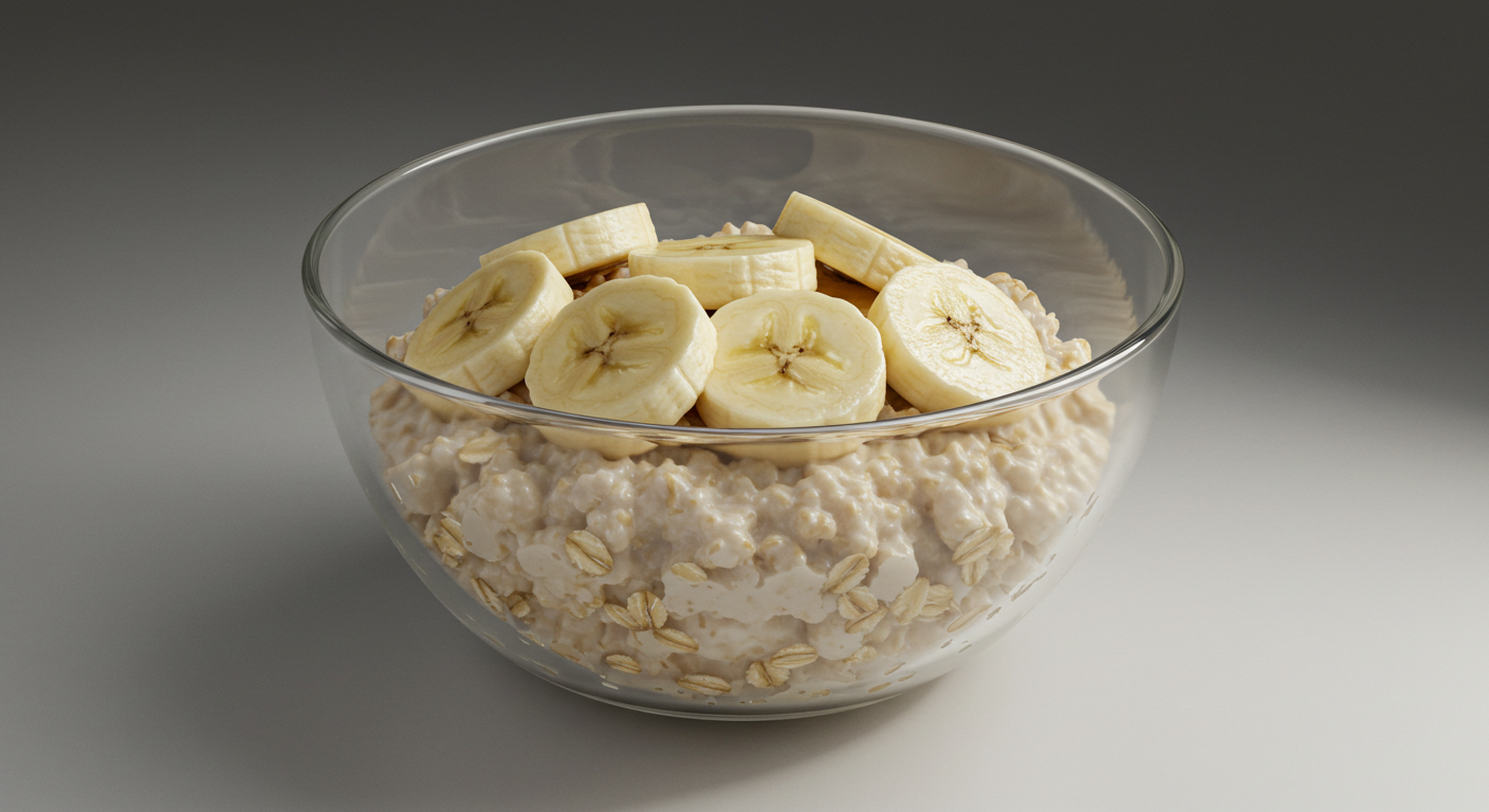 귀리와 바나나
