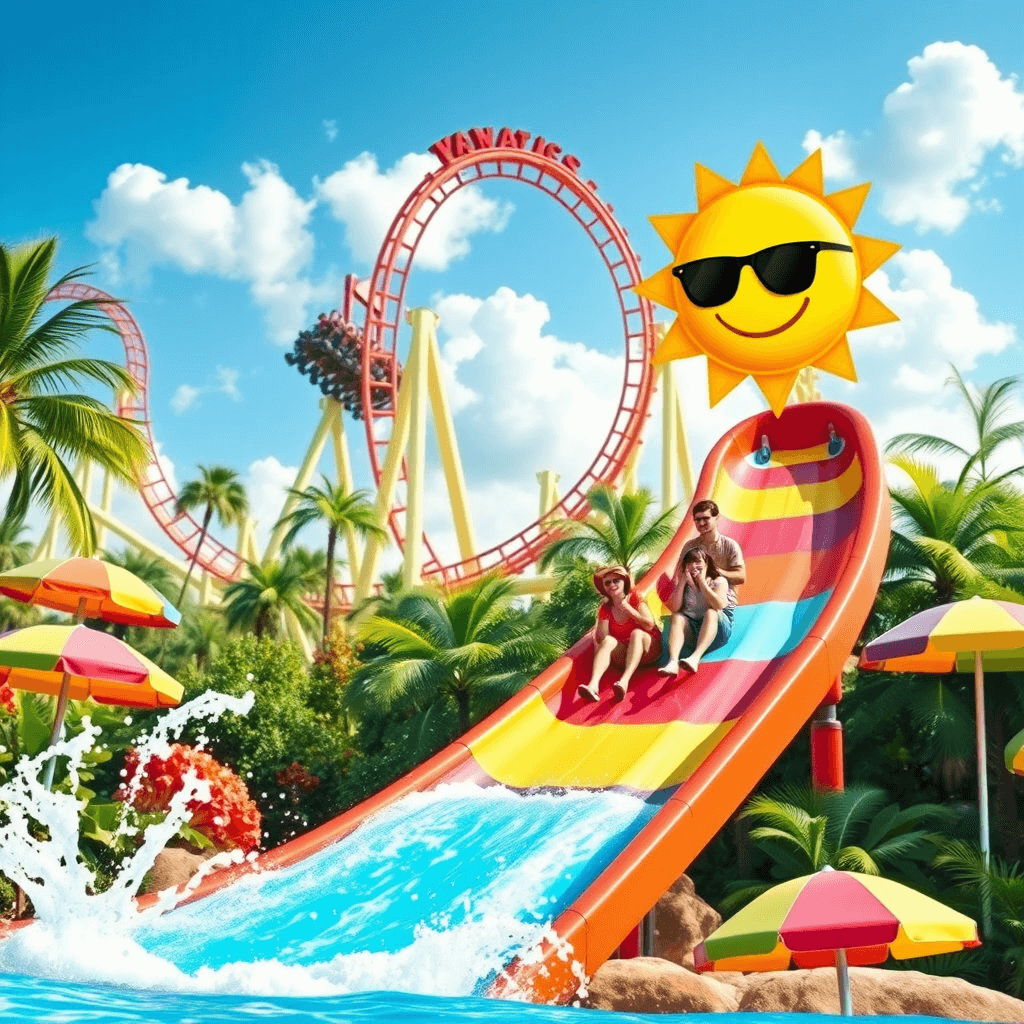 워터 슬라이드와 롤러코스터 꿈 해몽