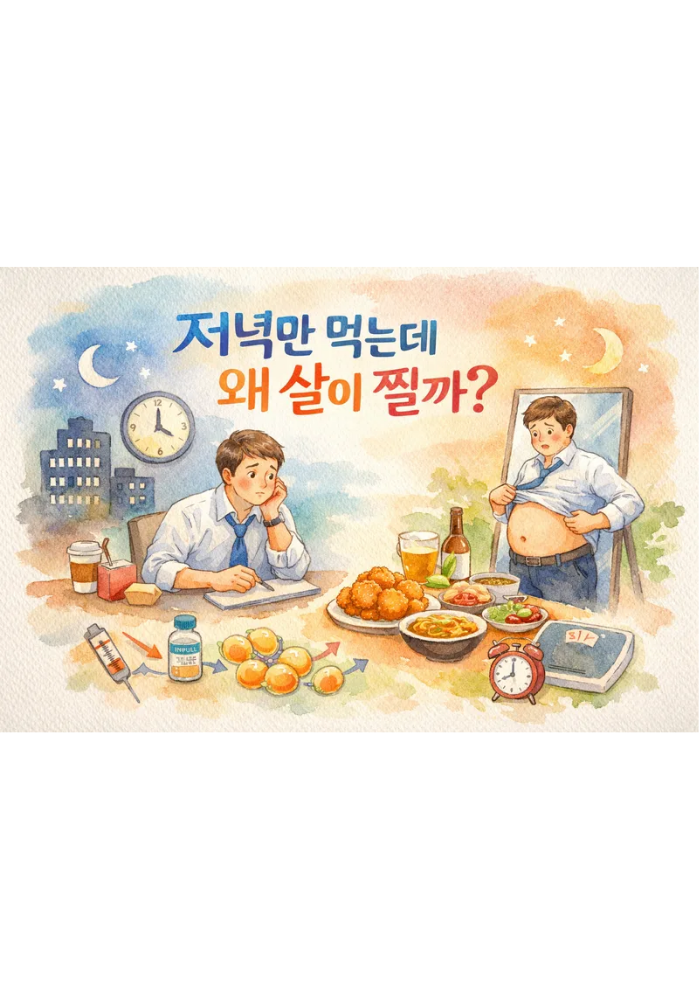 1.“저녁만 먹는데 왜 살이 찔까?”