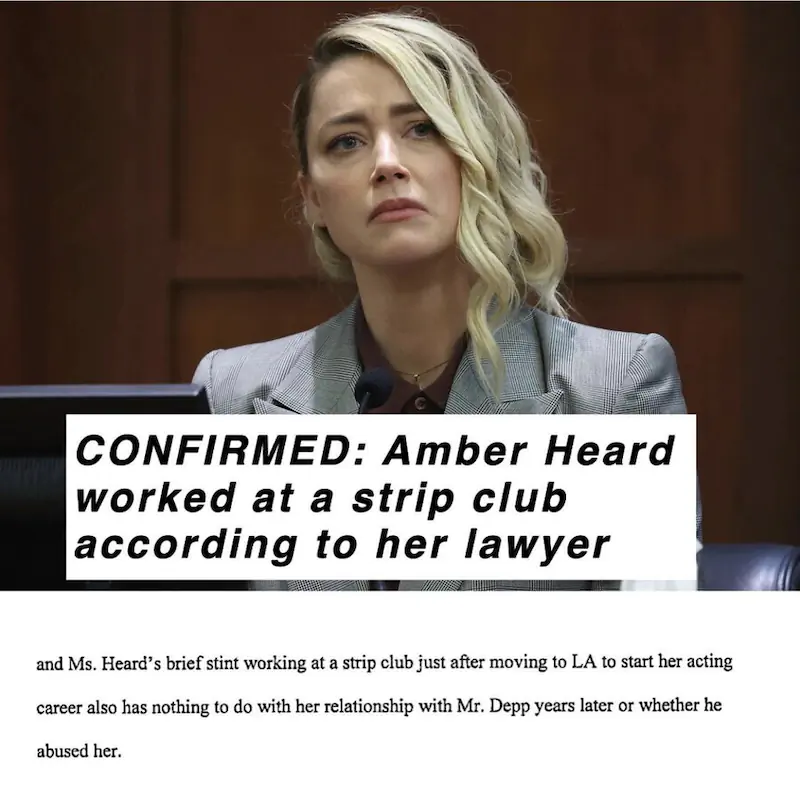 앰버 허드 과거 LA 스트립 클럽에서 일함