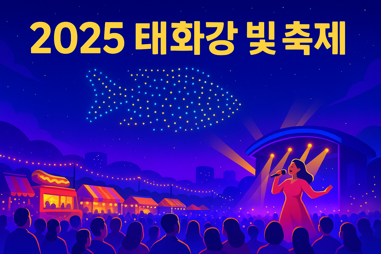 2025 태화강 빛 축제 일정·드론쇼·인순이 공연 총정리