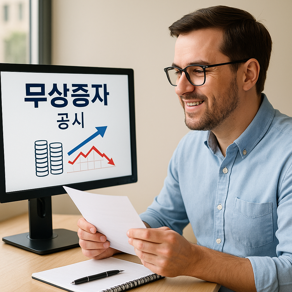 무상증자공시