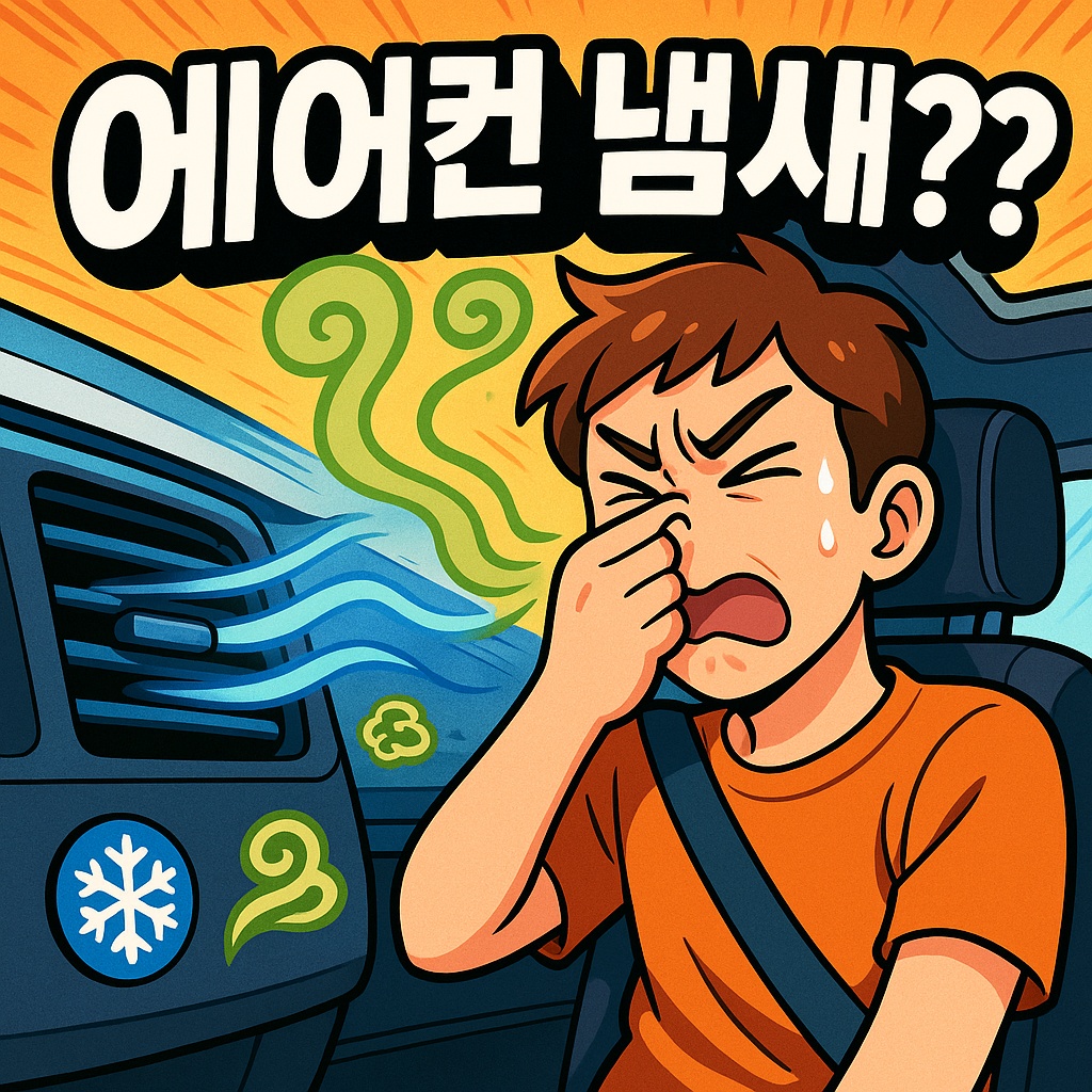 자동차 에어컨 냄새 제거 안되는 이유