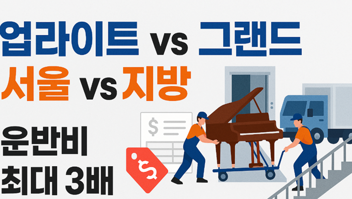 피아노운반, 피아노운반비용