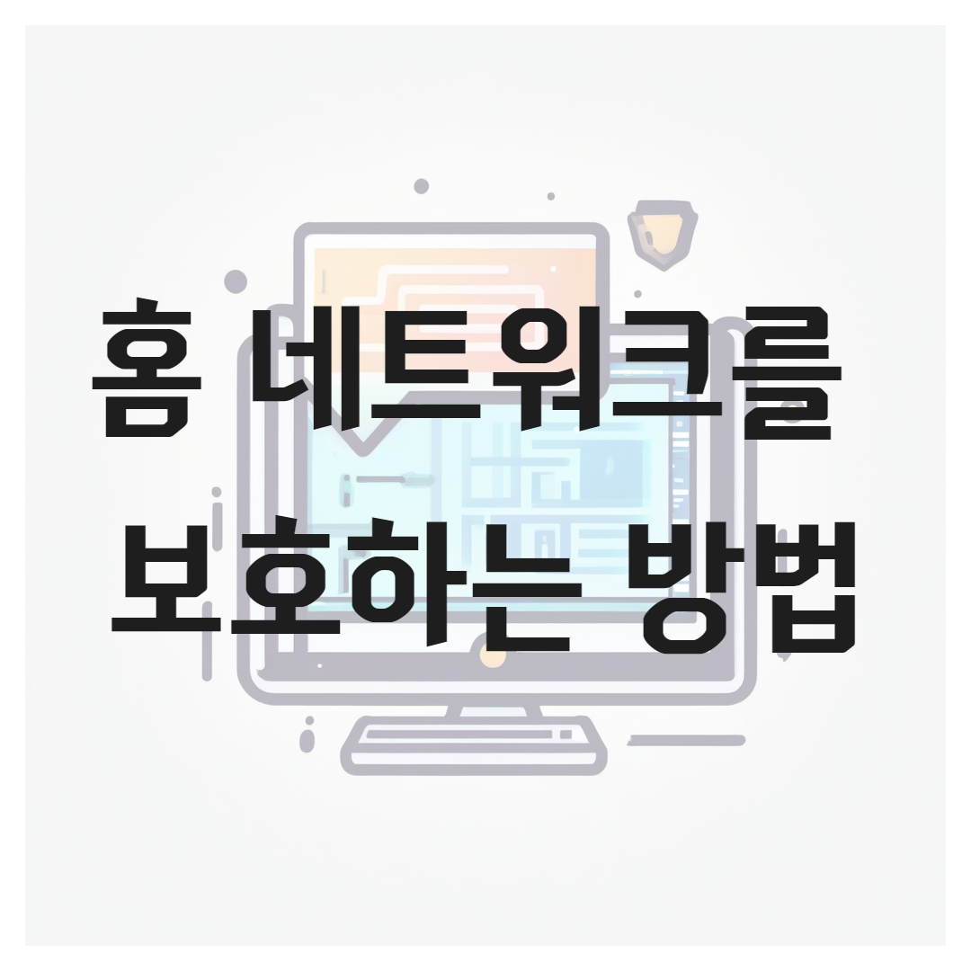 홈 네트워크를 보호하는 방법