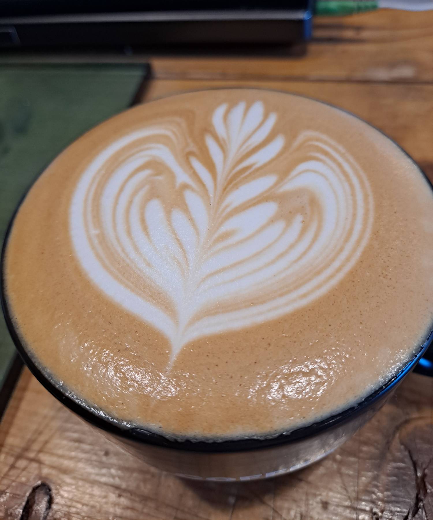 라떼아트 로제타 세번째