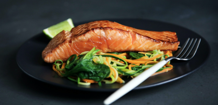 연어 스테이크 사진