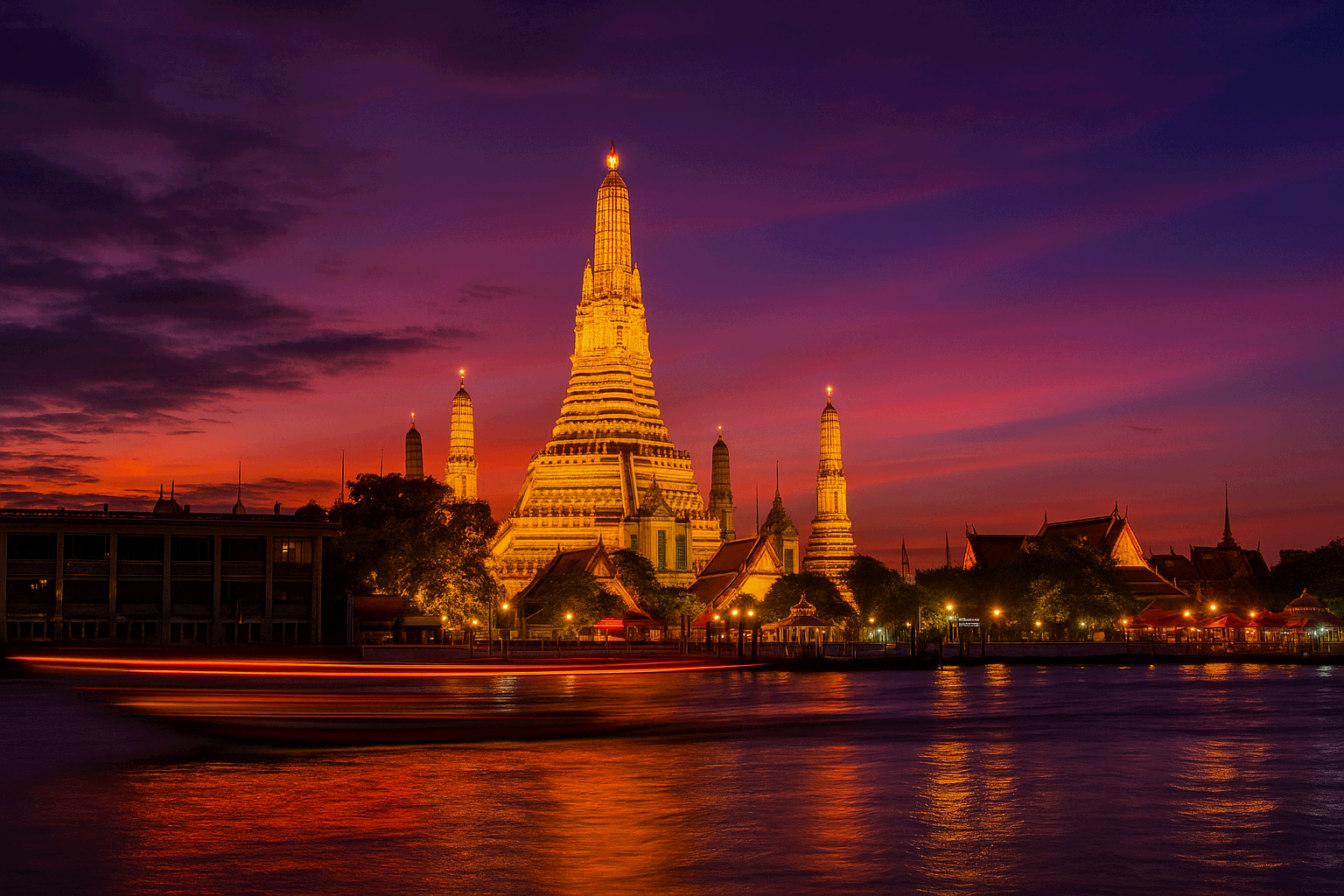 방콕 여행, 황금 사원과 리버뷰 야경이 만나는 순간: 초보도 실패 없는 일정&middot;교통&middot;맛집 공식