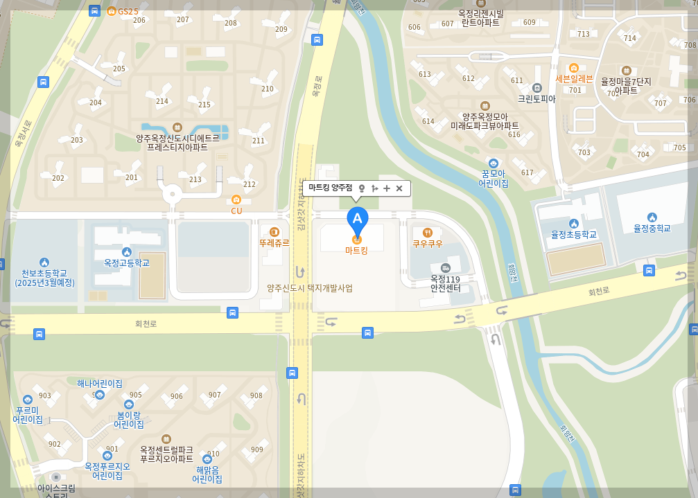 마트킹-양주점-지도